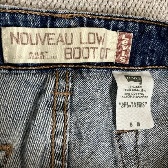 Levi's 525 Vintage Jeans Womens 6M 30x30 Blue Fade Nouveau Low Boot Cut - Picture 7 of 13